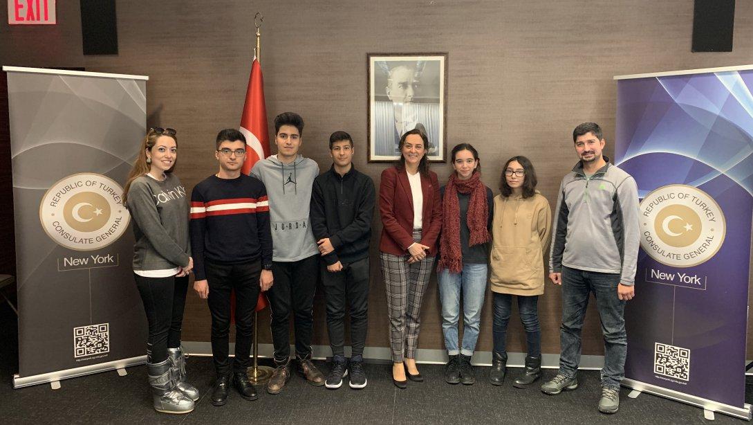 Türk Öğrencilerin NASA Eğitim Programı Kapsamında Ataşeliğimiz Ziyareti 